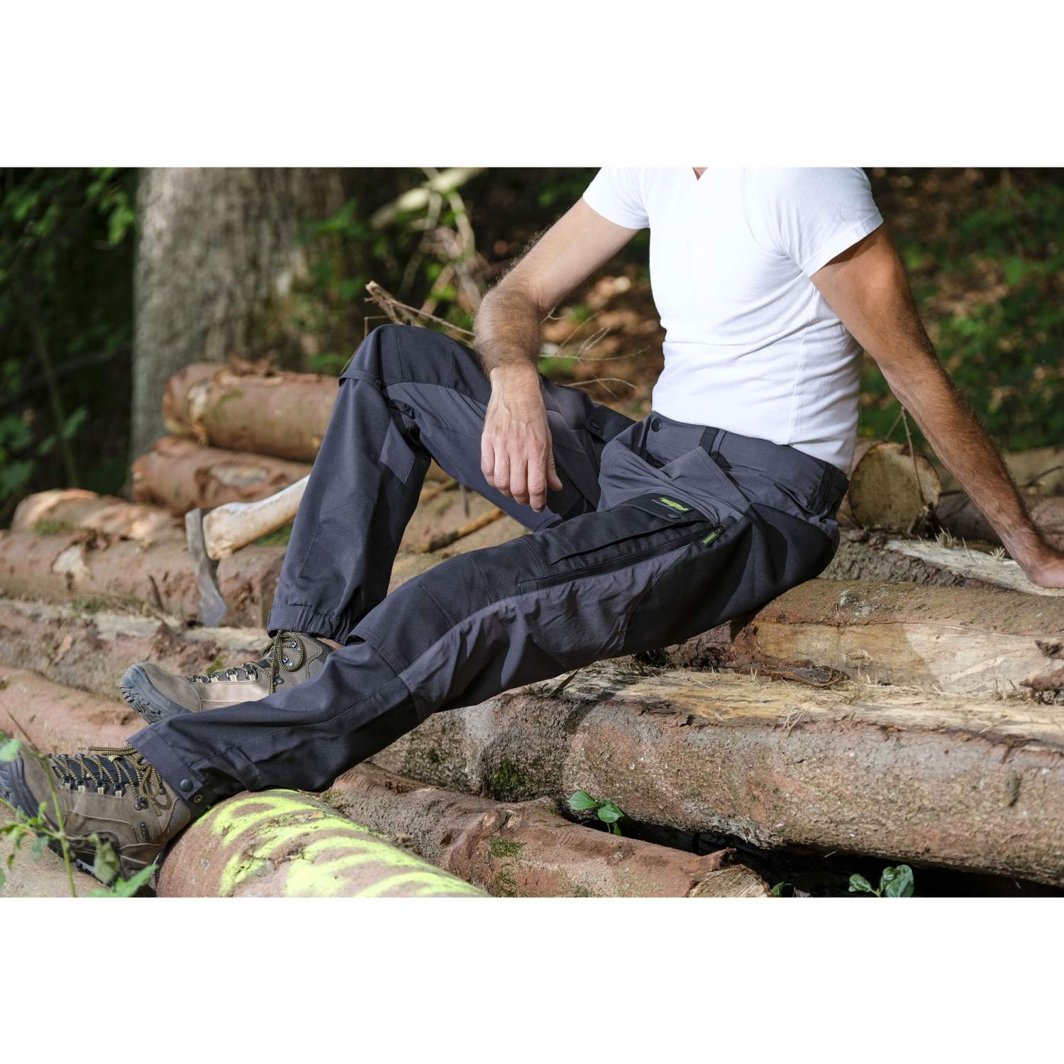 Legendfossil - OF Stretch Pants Suède - Pantalon d'extérieur - Gris - XXL