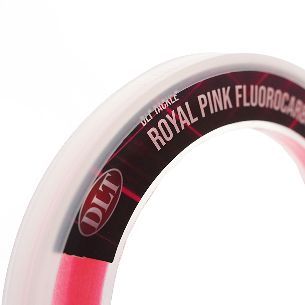 DLT Rose Royal - Ligne Fluor Carbone - 200 m 0,22 mm 4,25 kg Force de traction