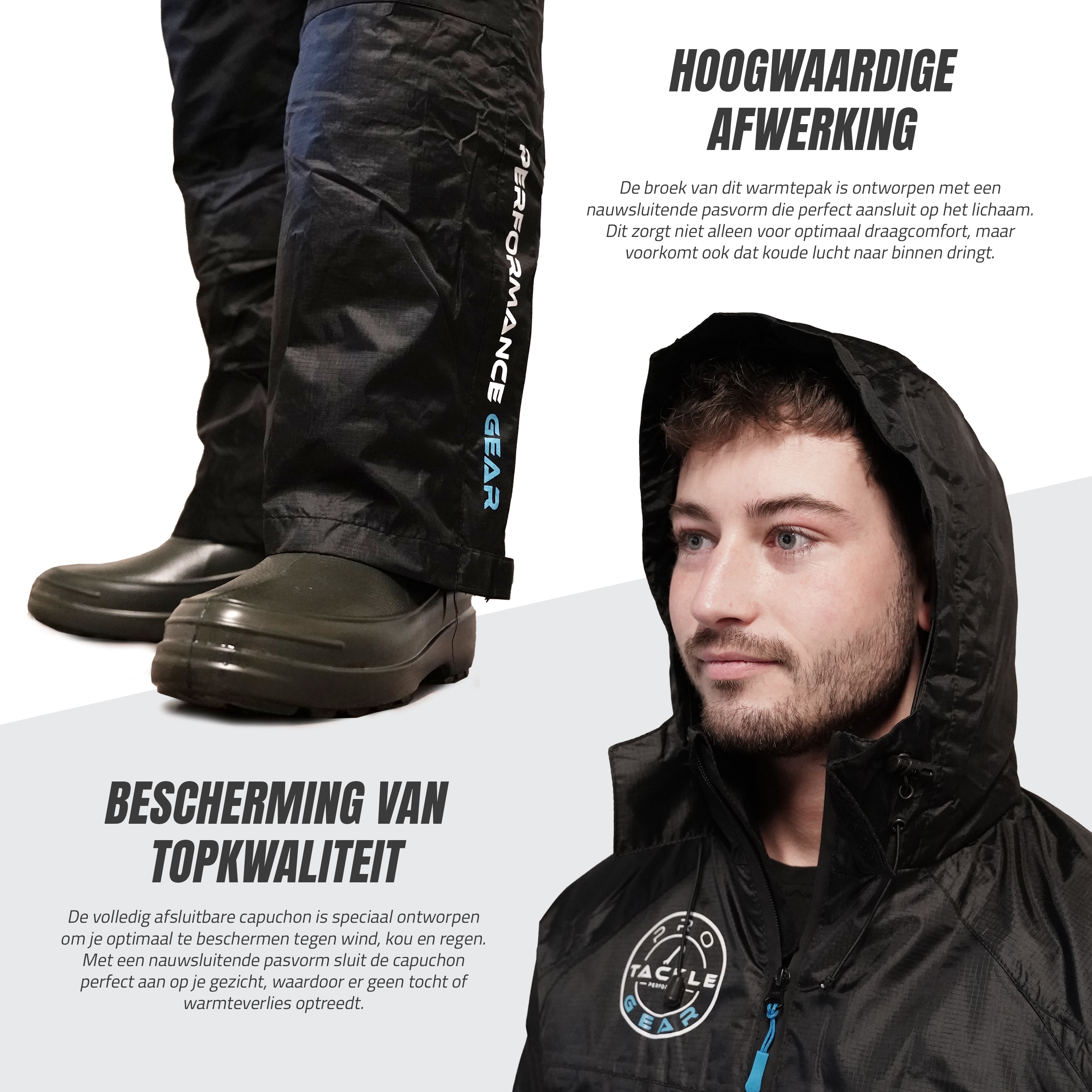 Pro Tackle Performance Vêtement Thermique - Imperméable - 2 pièces - Taille M