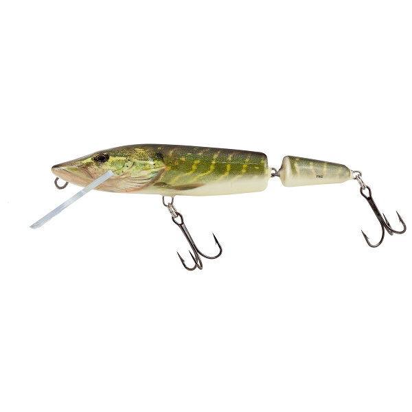 Pike Jointed Floating - Real Pike - 11cm - Poisson Nageur