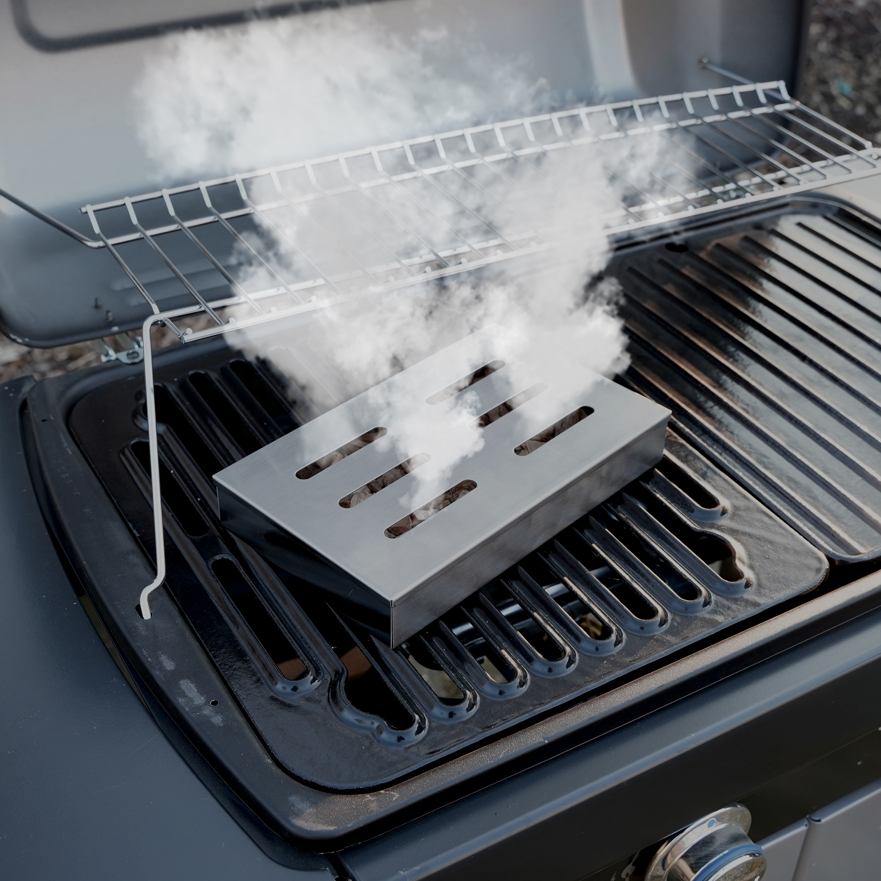 Eurocatch Boîte à Fumage en Acier Inoxydable