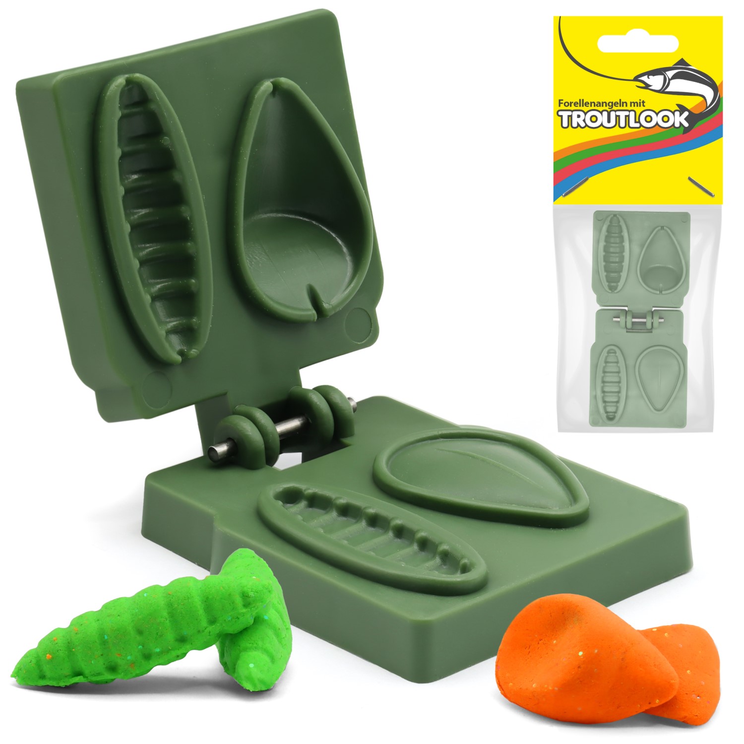 Troutlook Moule à Pâte à Truite – 2 formes