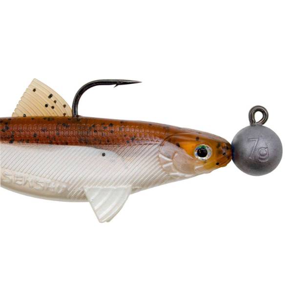 Real Fin Shad 8 Ready2Catch - Magic Motoroil - 8cm - 11g - 4 Pièces