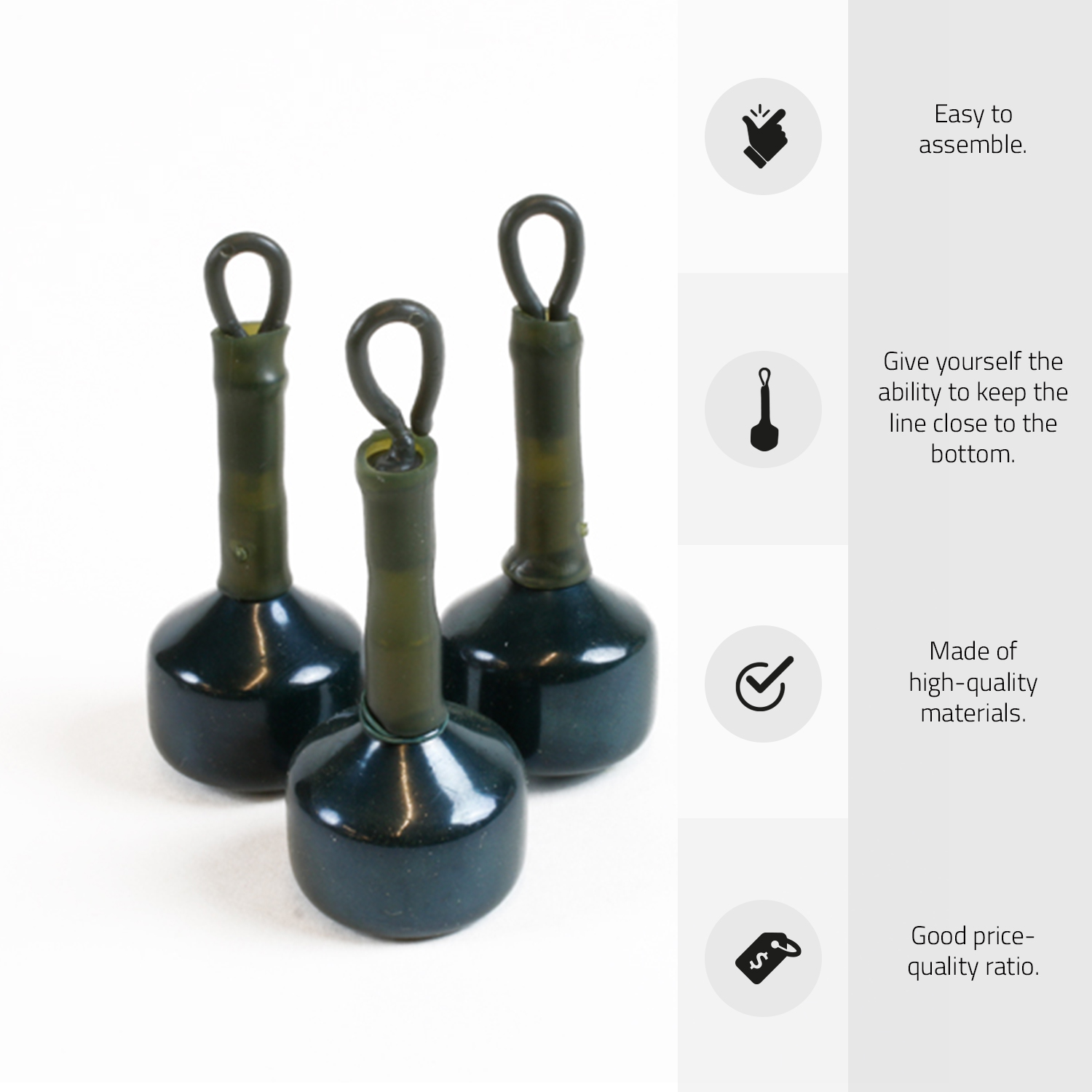 Backlead - 28gr - 3pcs - Plomb Back Lead