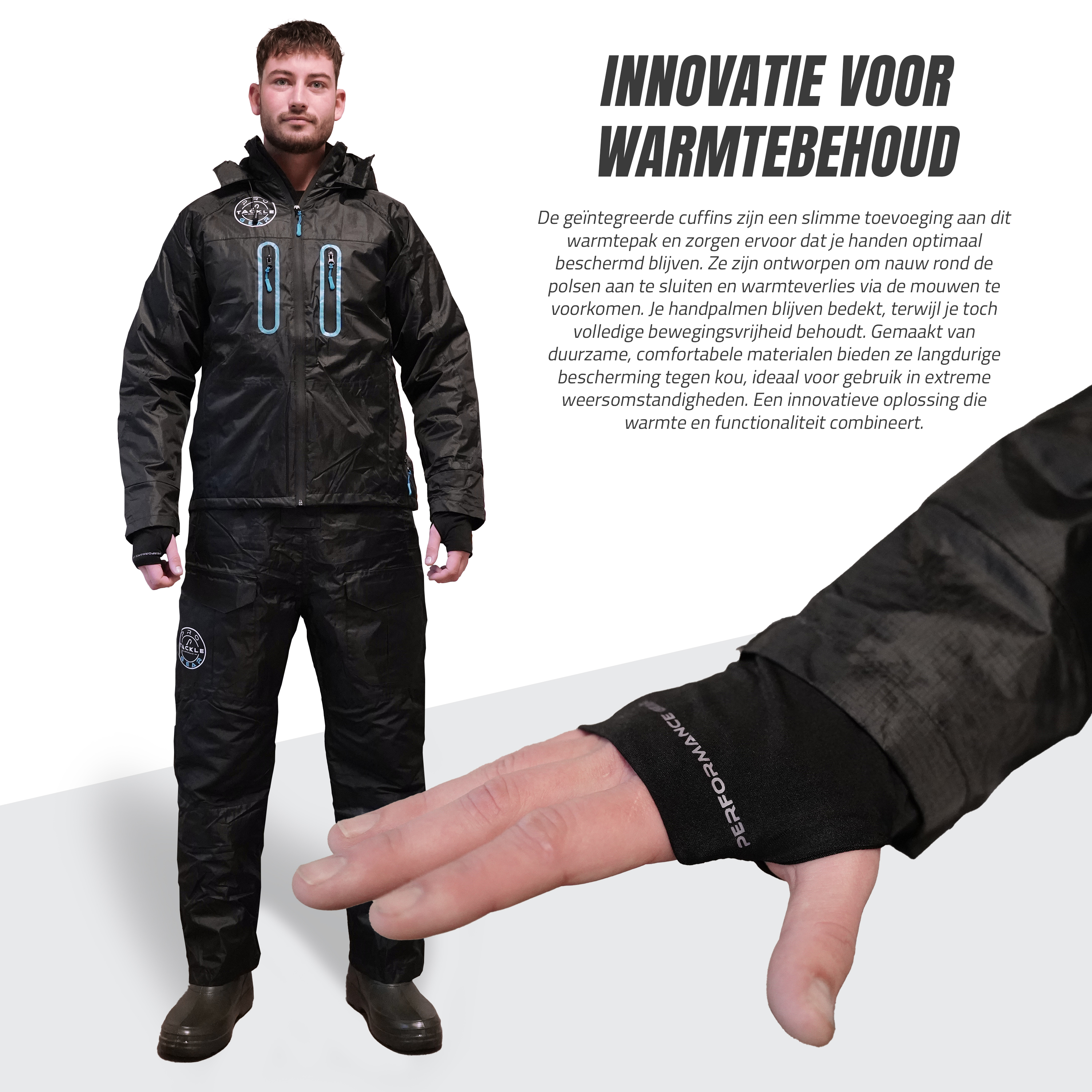 Pro Tackle Performance Vêtement Thermique - Imperméable - 2 pièces - Taille M