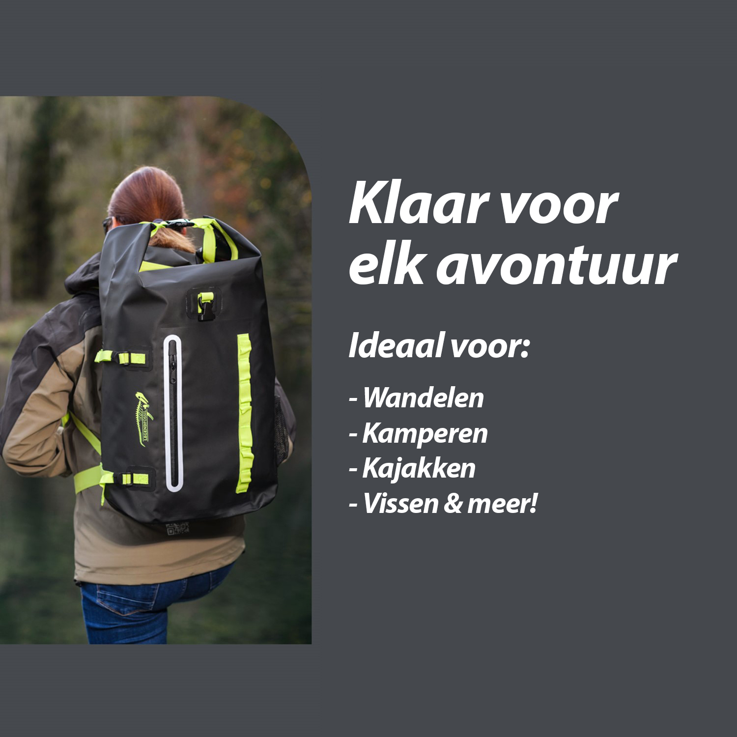 Legendfossil - Imperméable - Sac à dos Fjord - 30L - Noir - Imperméable - Sac à dos - Sac à dos - Noir