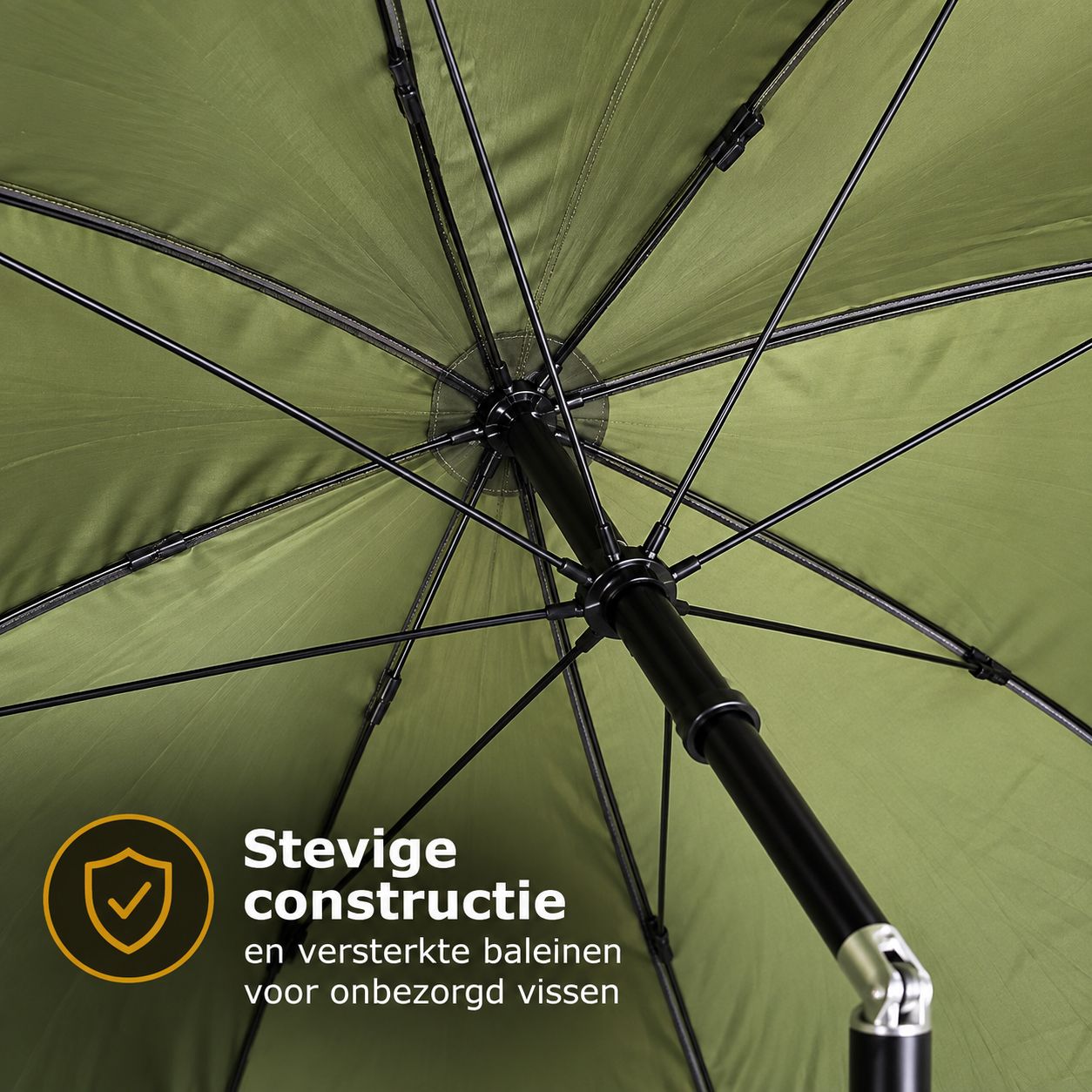 Parapluie Traxis - Parapluie de Pêche - Avec Fonction Articulée - diamètre 2,50m