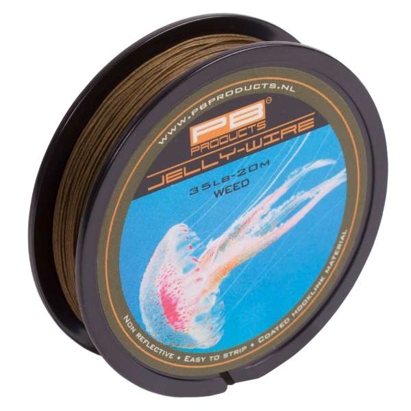 Jelly Wire Matériau Bas de Ligne - Brun - 25lb