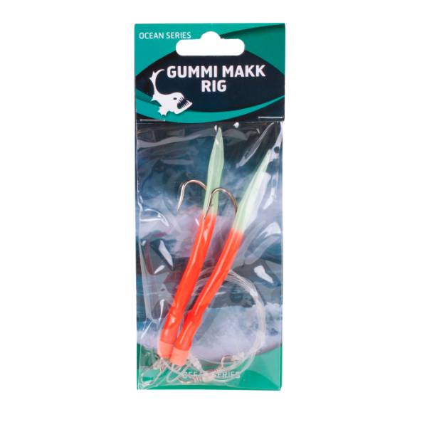 Gummi Makk Rig Red 2 Hameçons - Bas de Ligne - 5/0