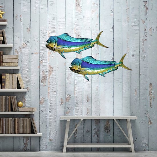 Eurocatch Dorado Décoration Murale 99cm Art 3D en Métal et Verre