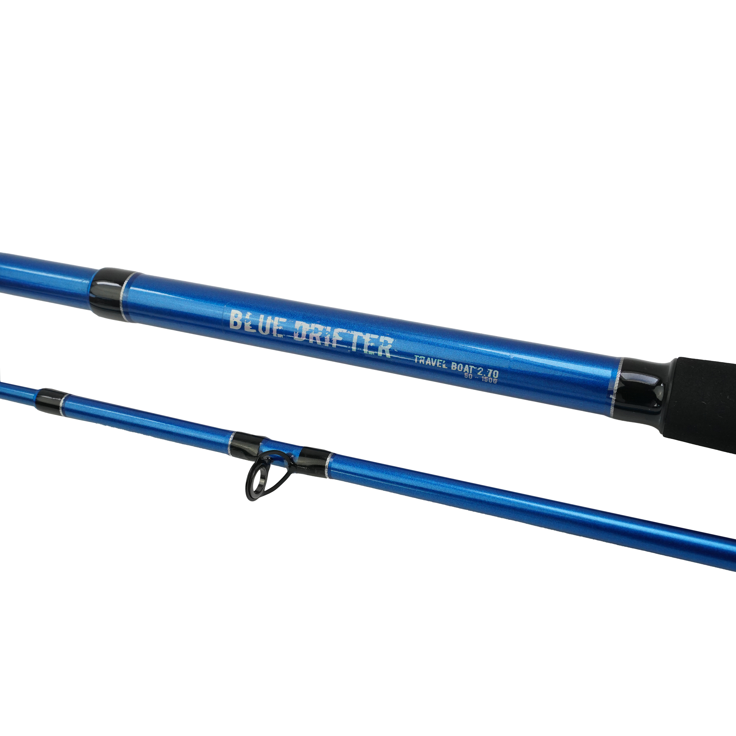 Canne de voyage X2 Blue Drifter - 50-150 g - 2,70 m - Poisson de mer - Canne de voyage - Bleu