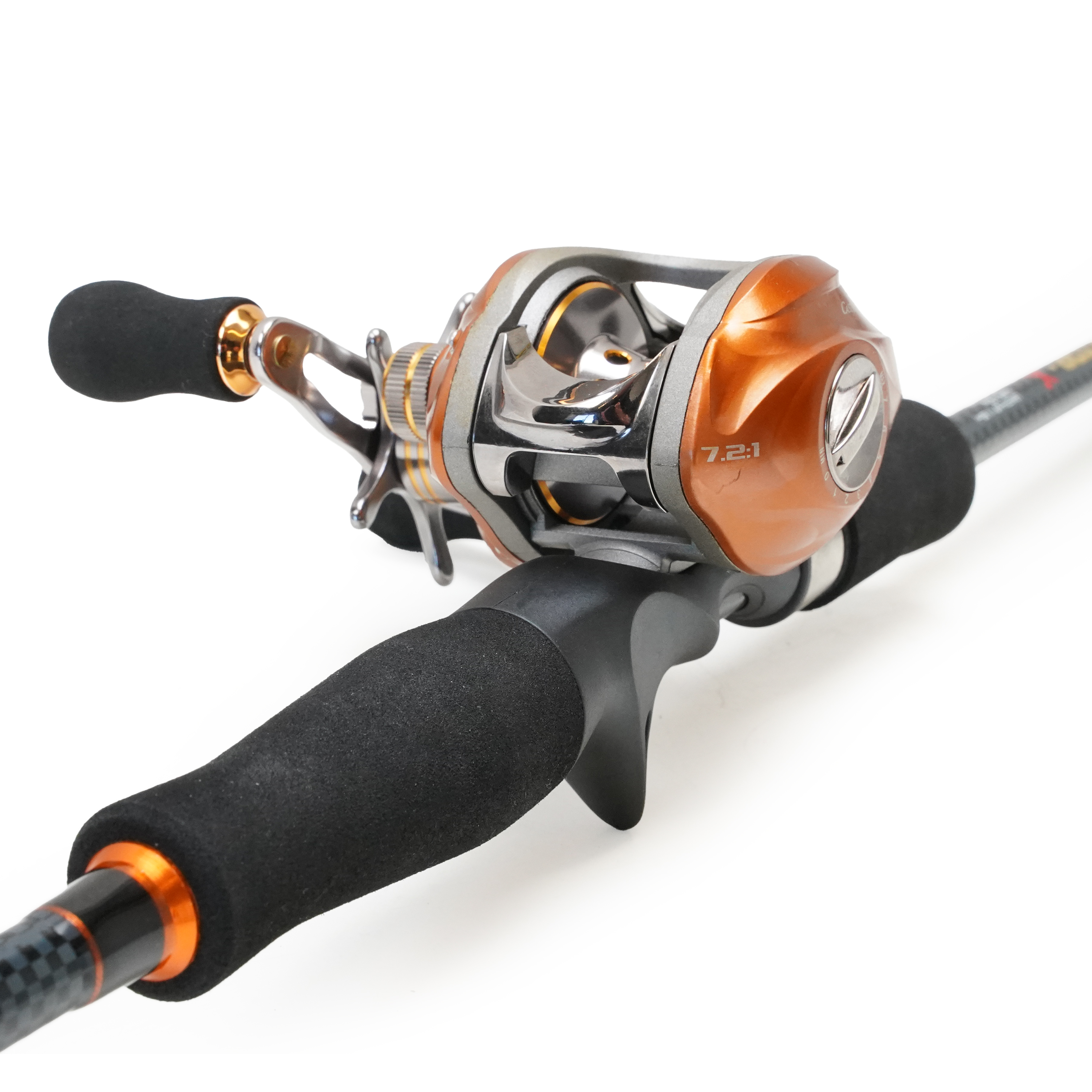 Eurocatch Baitcaster set 1,80m - avec 200 m de ligne tressée - Moulinet + Canne + Fil