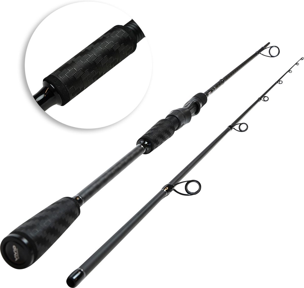 DLT Vivid Spinning Rod Set MH Allround - 2,70 m - 14-50gr - Set de cannes - Canne avec moulinet et ligne de pêche tressée