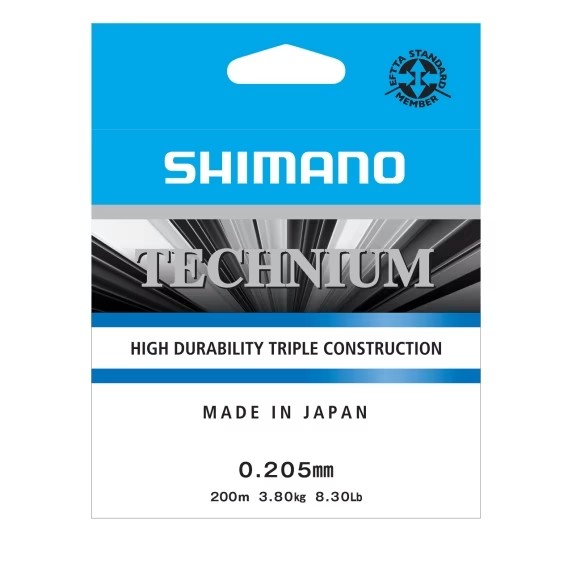 Shimano Technium - 200m - 0,205mm - 3,8kg