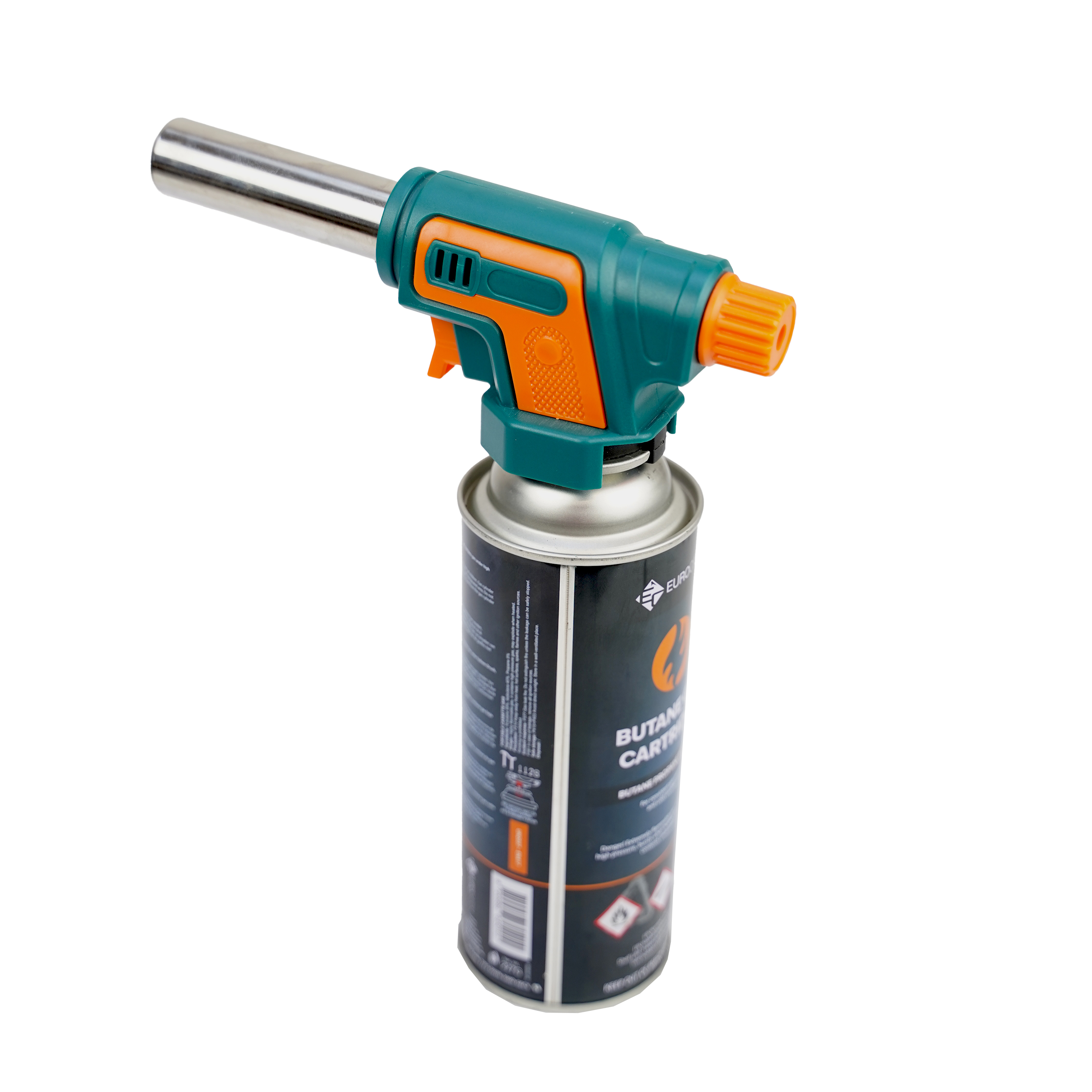 Brûleur à gaz Eurocatch 1300 °C – Pour cartouche de 227 g – Allumage électrique – Puissance de combustion réglable