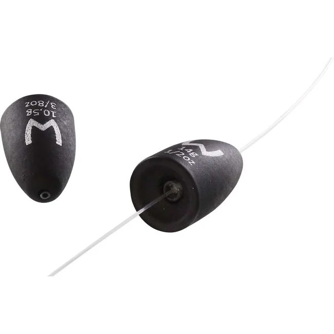 Westin Tungsten Bullet Weights - 10,5g - Matte Black - 2Pcs