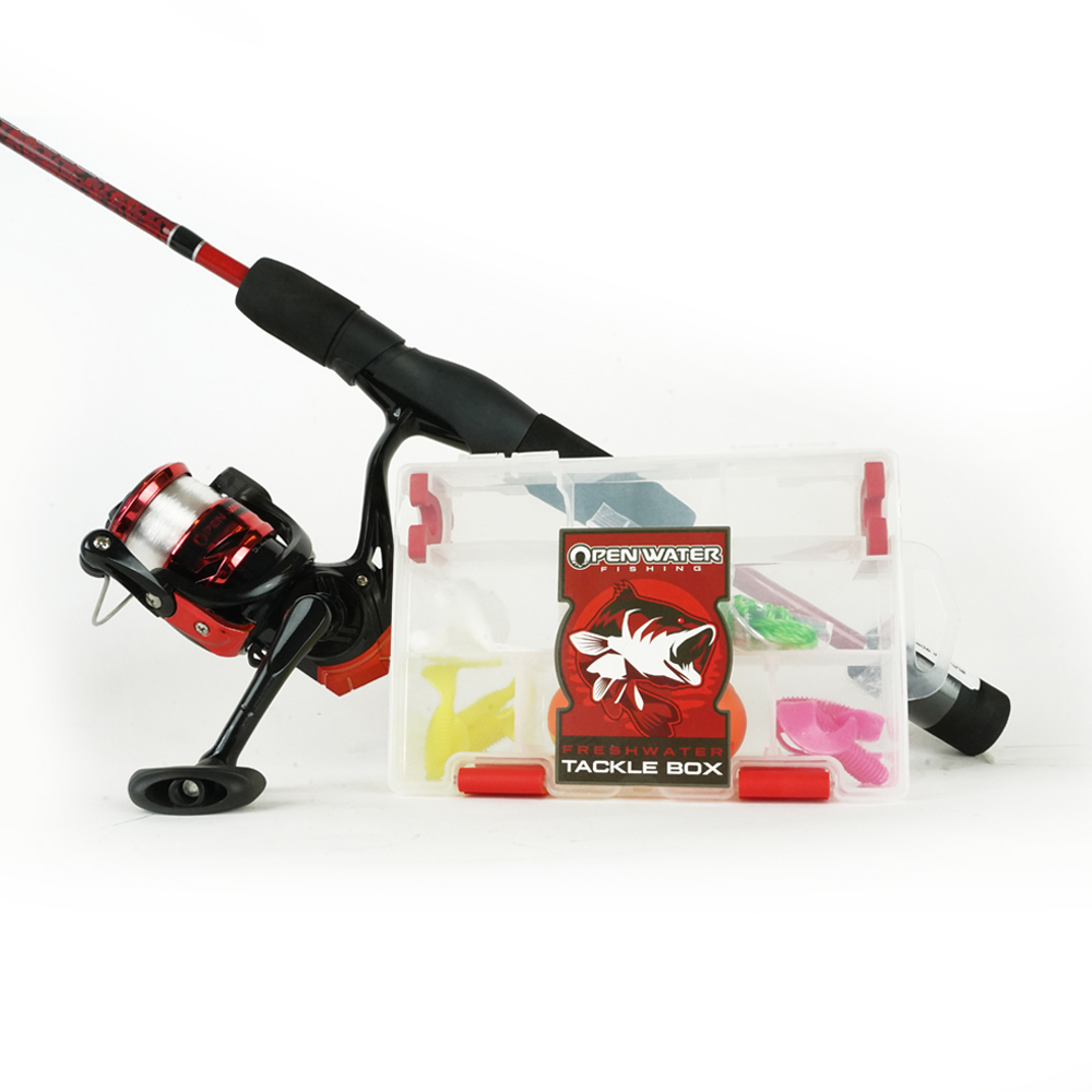 Jeu de cannes à lancer Eurocatch - 1,68m - Ensemble complet - Poids de lancer 5-20G - Rouge