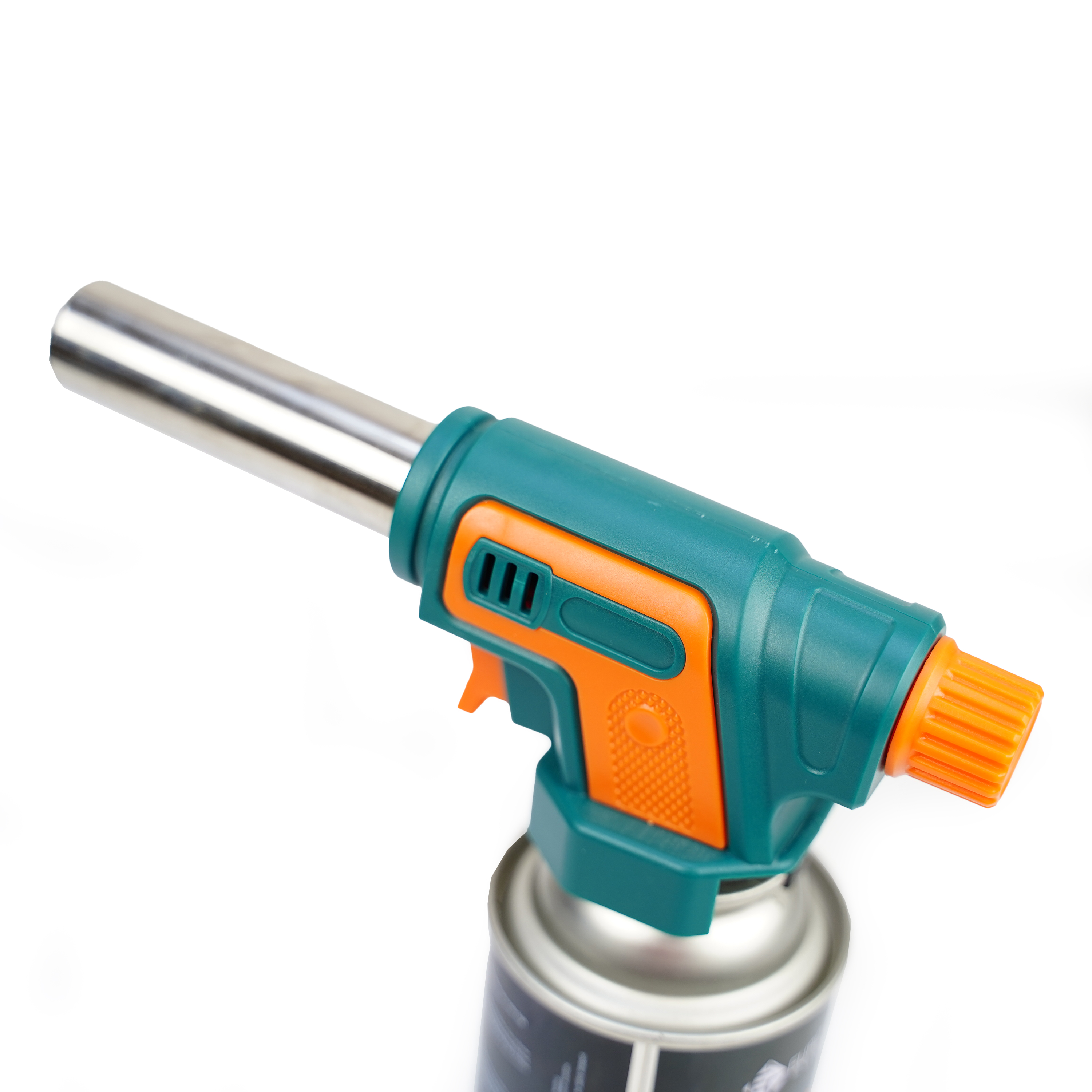 Eurocatch Gasbrander 1300°C – Voor 227g Cartridge – Elektrische Ontsteking – Instelbaar Brandvermogen – Soldeerbrander / Crème Brûlée Brander