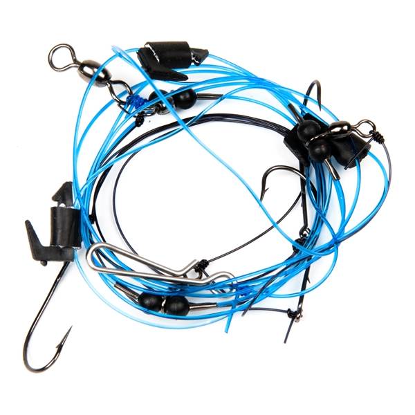 Clip d'appât Leader pour poisson plat Midnight Moon + Amnesia - Taille 2