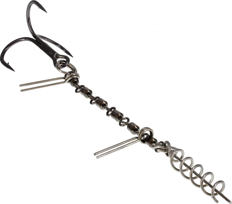 Add-It Jointed Stinger HD - 40kg - 10cm - #2/0 - Bas de Ligne Monté