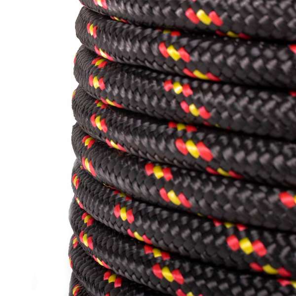 Polypropylène Cordage - Noir/Rouge/Jaune - 14mm - 10m - Corde