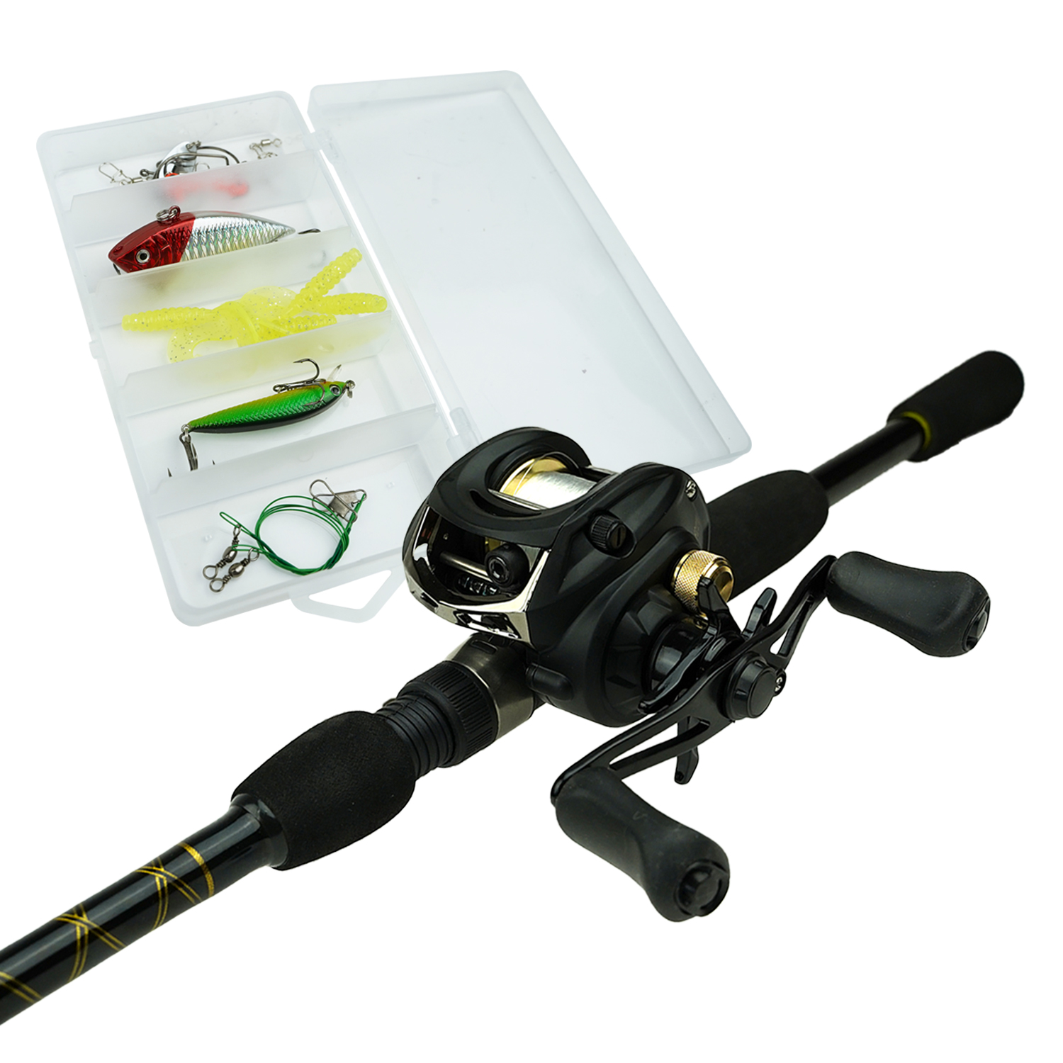 Baitcasting Combo - Ensemble carnassiers - 1.95m