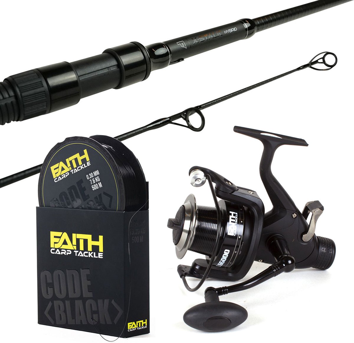 Faith Rod Set X-Stalk Hybrid 9Ft 2.75lbs - Moulinet Faith LS 6000 - Ligne Nylon 500m oneshot