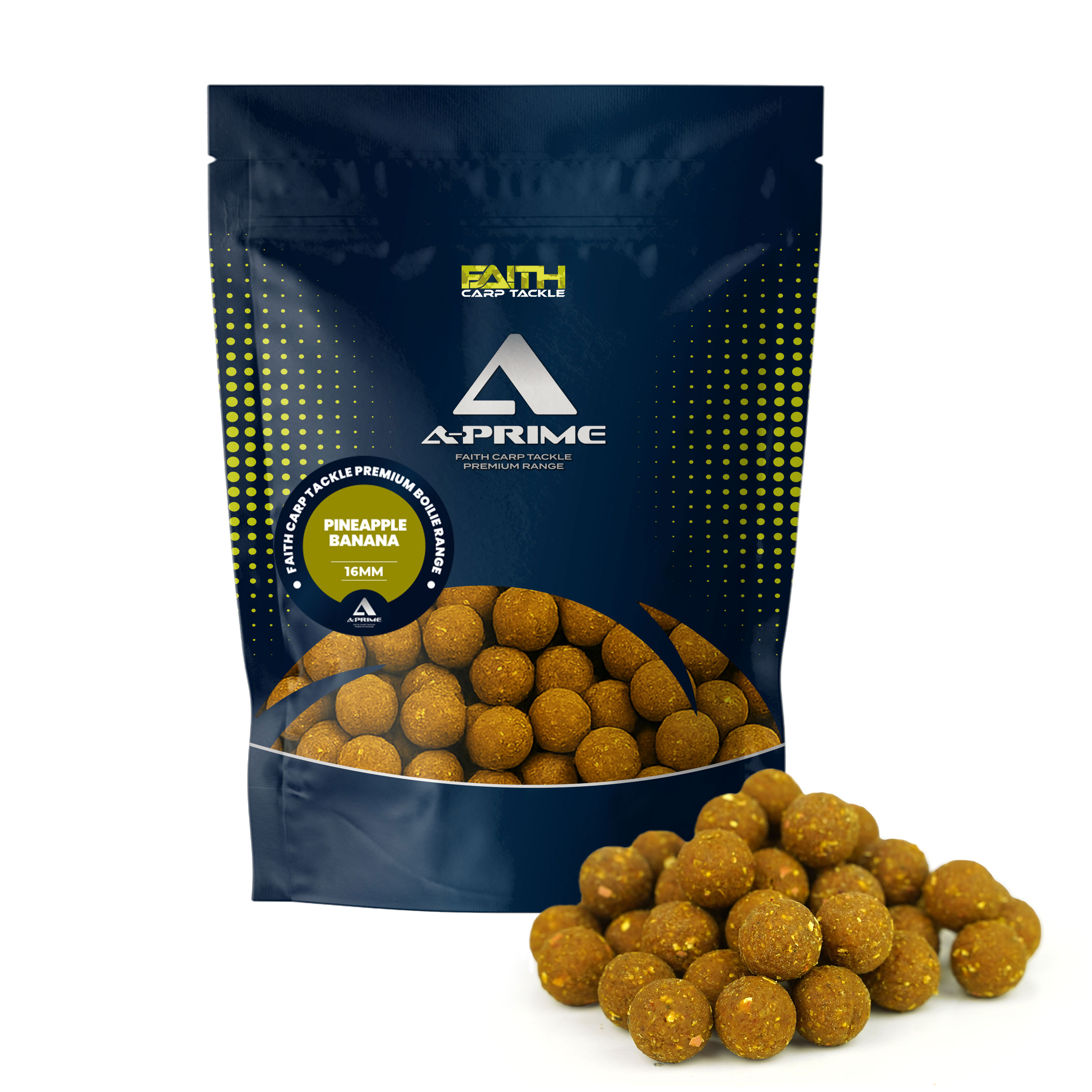 Faith A-Prime Boilie - 1kg - 16mm - Banana/Pineapple 