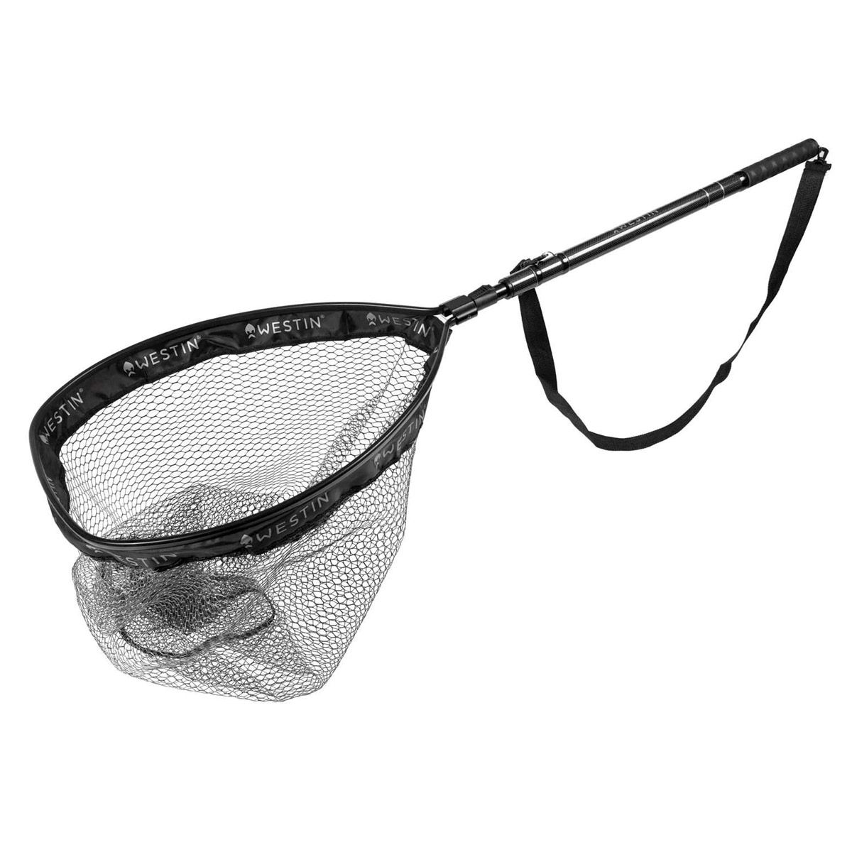 Westin W6 Cr Telescopic Landing Net 3M S 38W cm X 45L cm X 50 cm Depth Handle Length 63/300cm