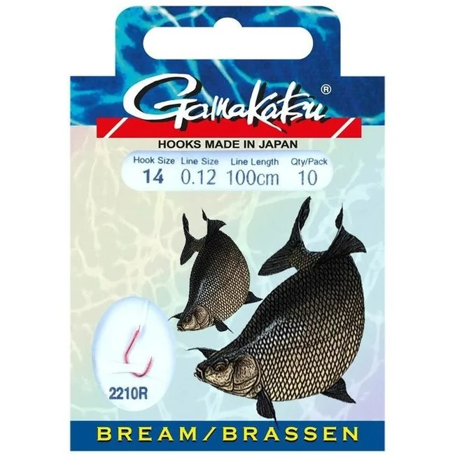 Gamakatsu Booklet Bream 2210R - Size #8-0.16mm - 100cm