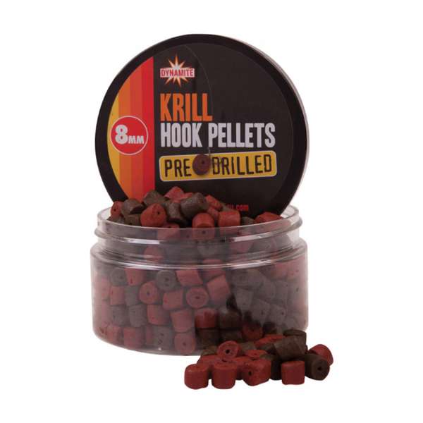 Pre-Drilled - Hook Pellet - Krill - 8mm - Pellets d'eschage
