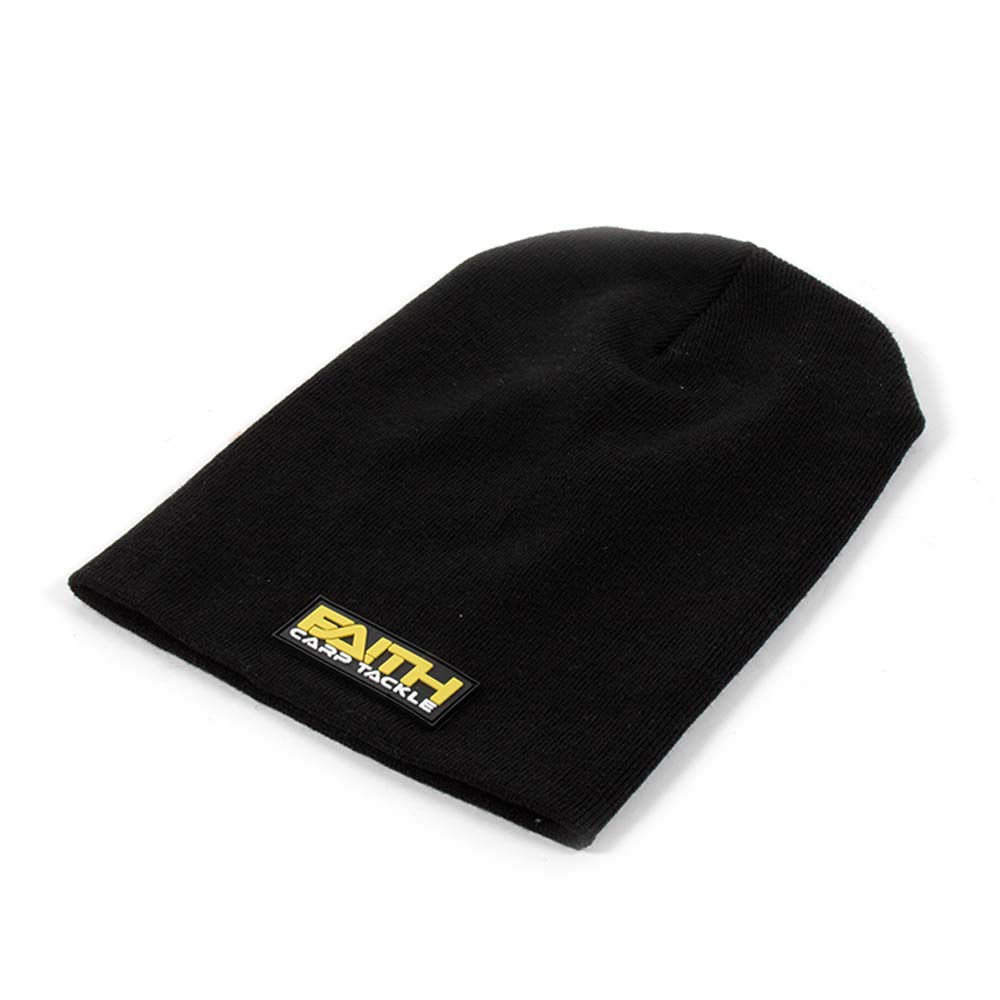 Black Knit Beanie - Bonnet