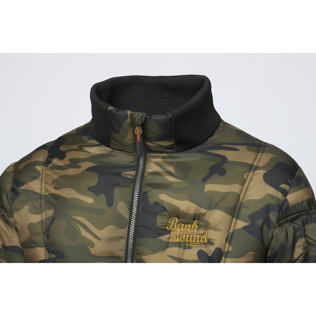 Bank Bound Bomber Jacket - Camo - Taille L - Manteau