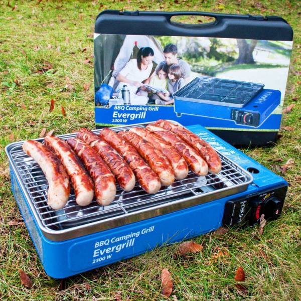 Camping Grill Evergrill avec Valise – Barbecue à Gaz Butane