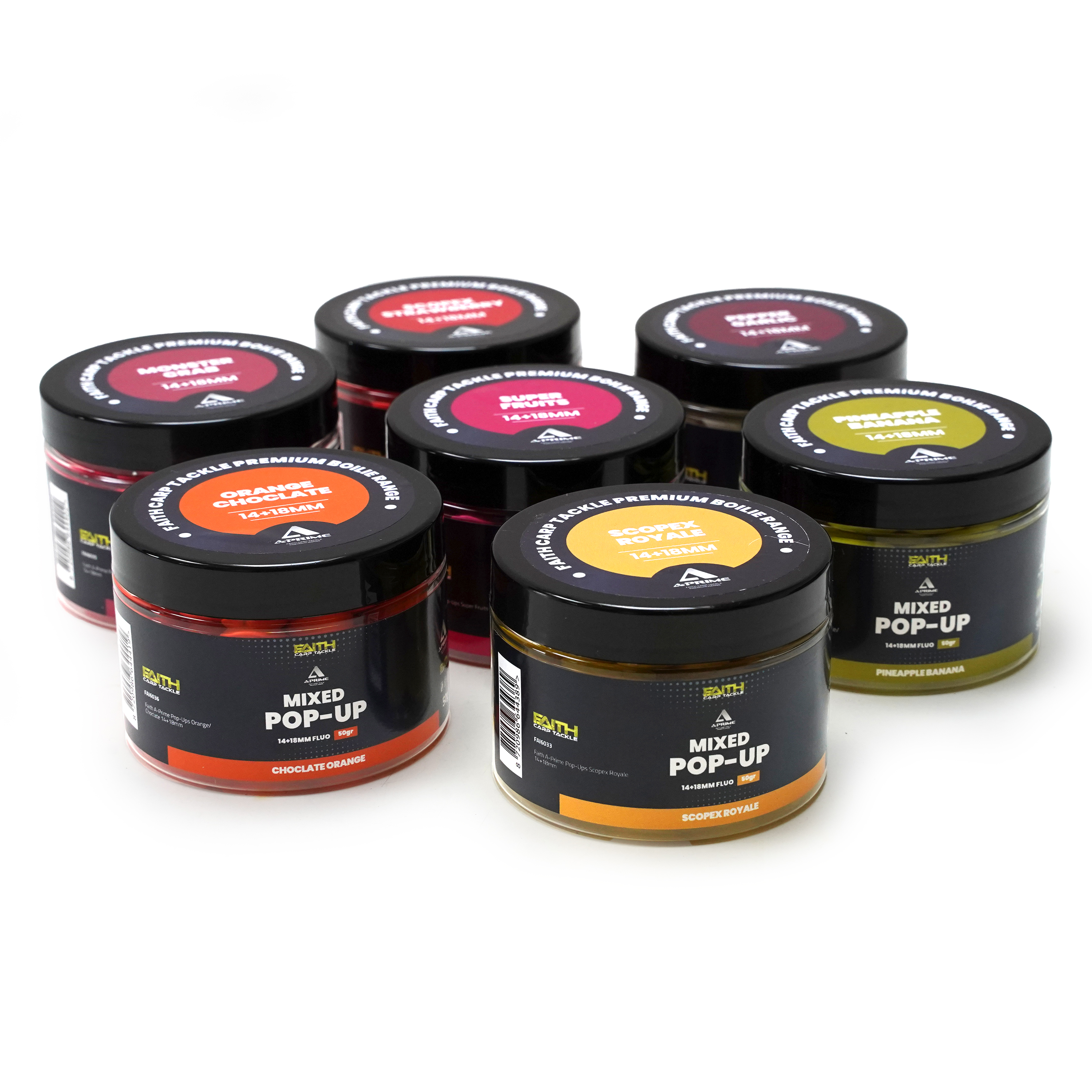 Faith A-Prime Pop-Ups - 14+18mm  - 150ml - Garlic/Pepper 