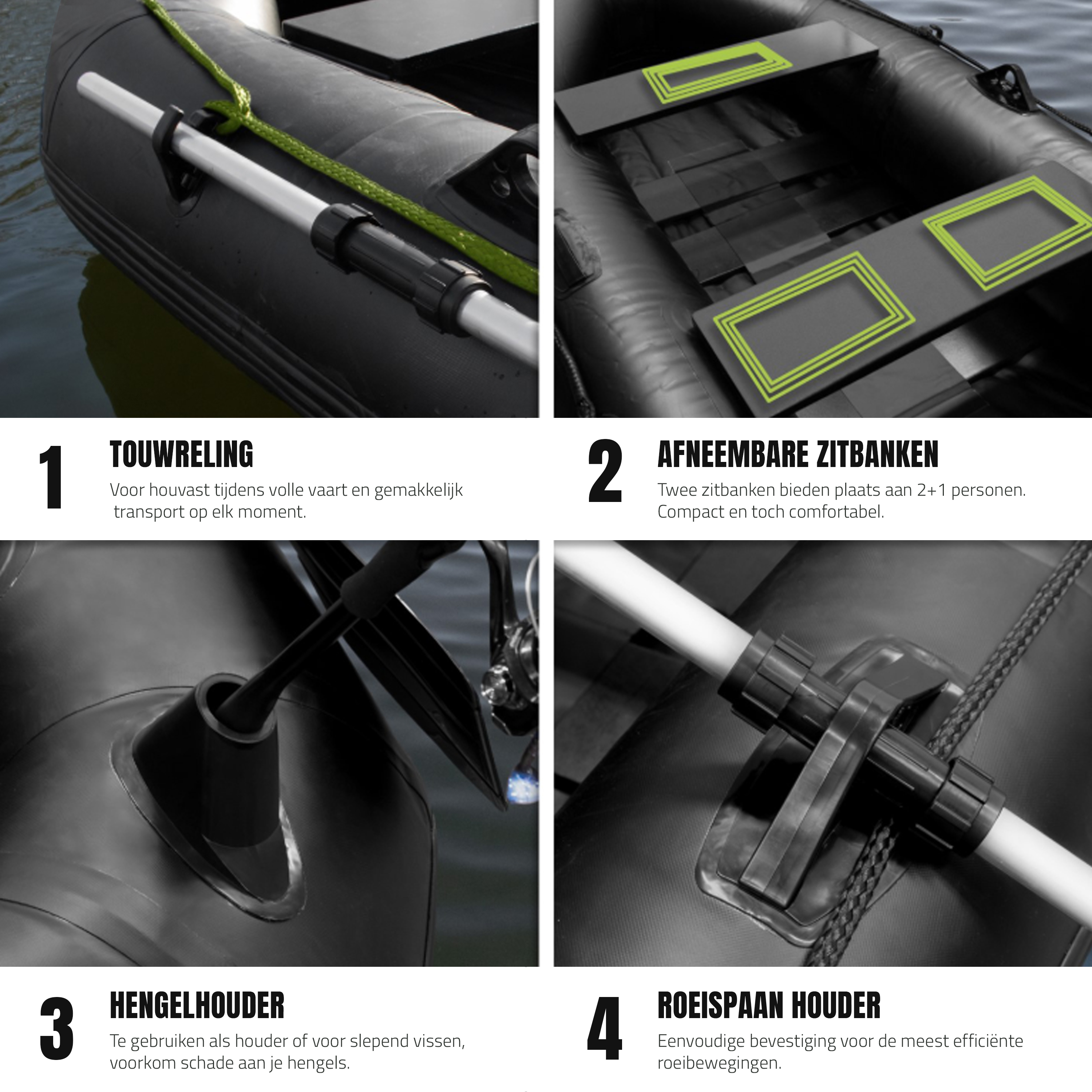 Hunter Inflatable Boat Sp 235 - Bateau en caoutchouc