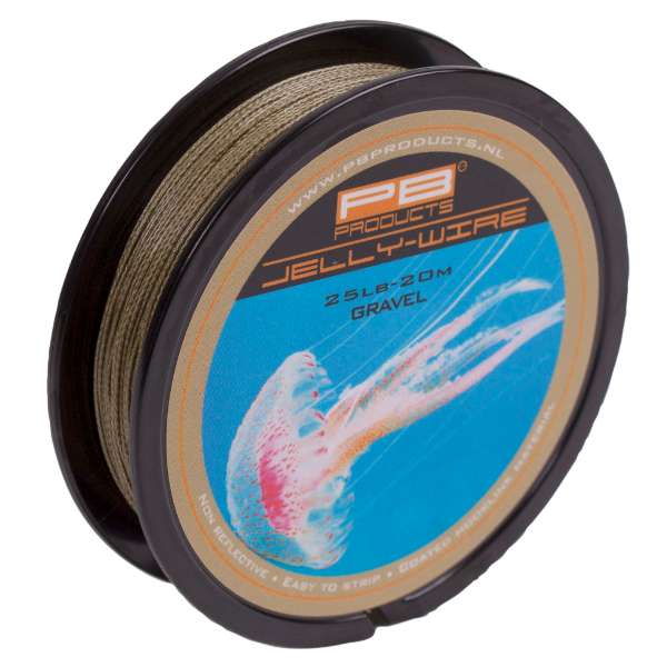 Jelly Wire Matériau Bas de Ligne - Gravier- 25lb