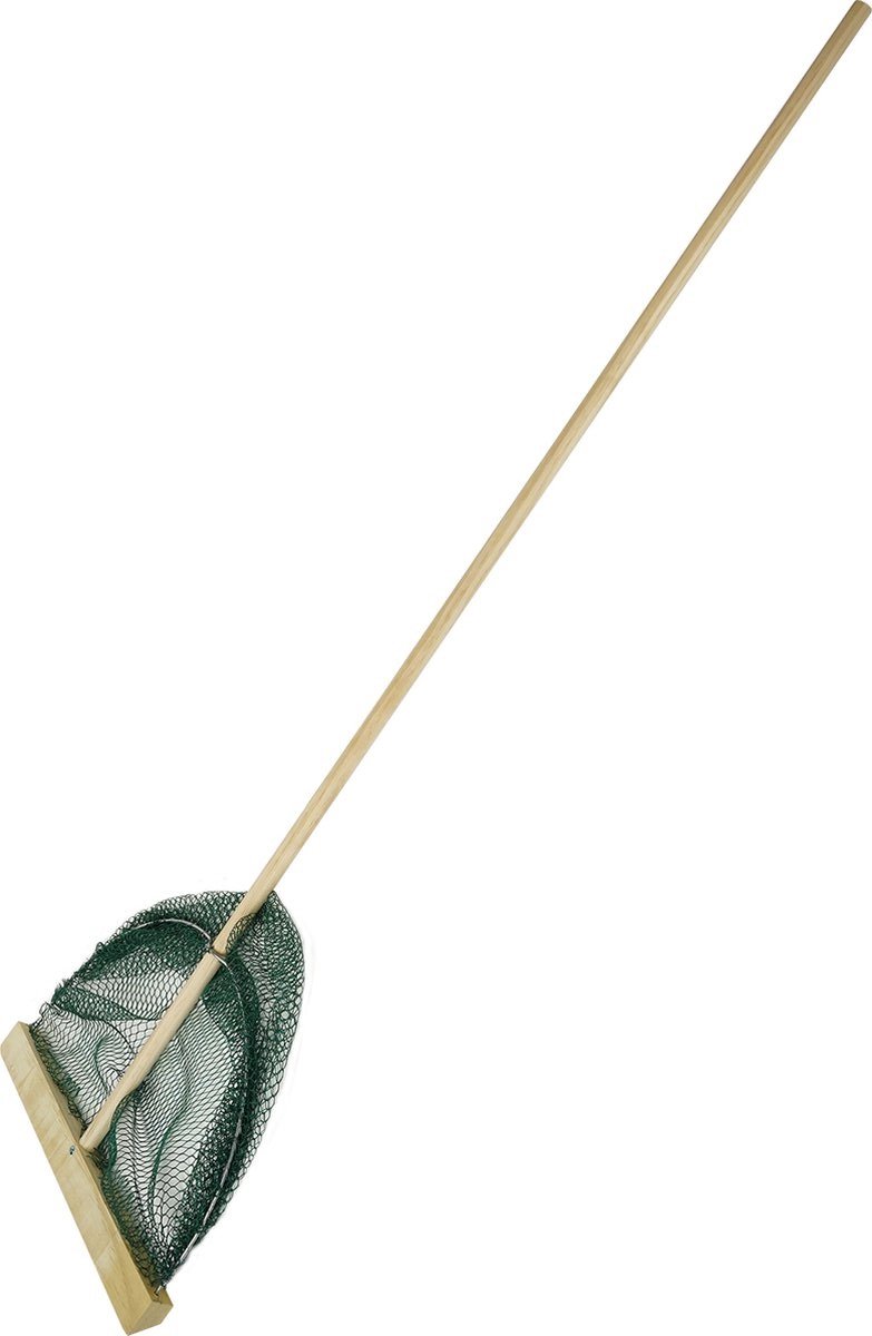Eurocatch Épuisette à Crevettes L – 30 cm de Large – Manche en Bois 107 cm – Filet d'Étang – Filet de Pêche – Épuisette - 2 pcs