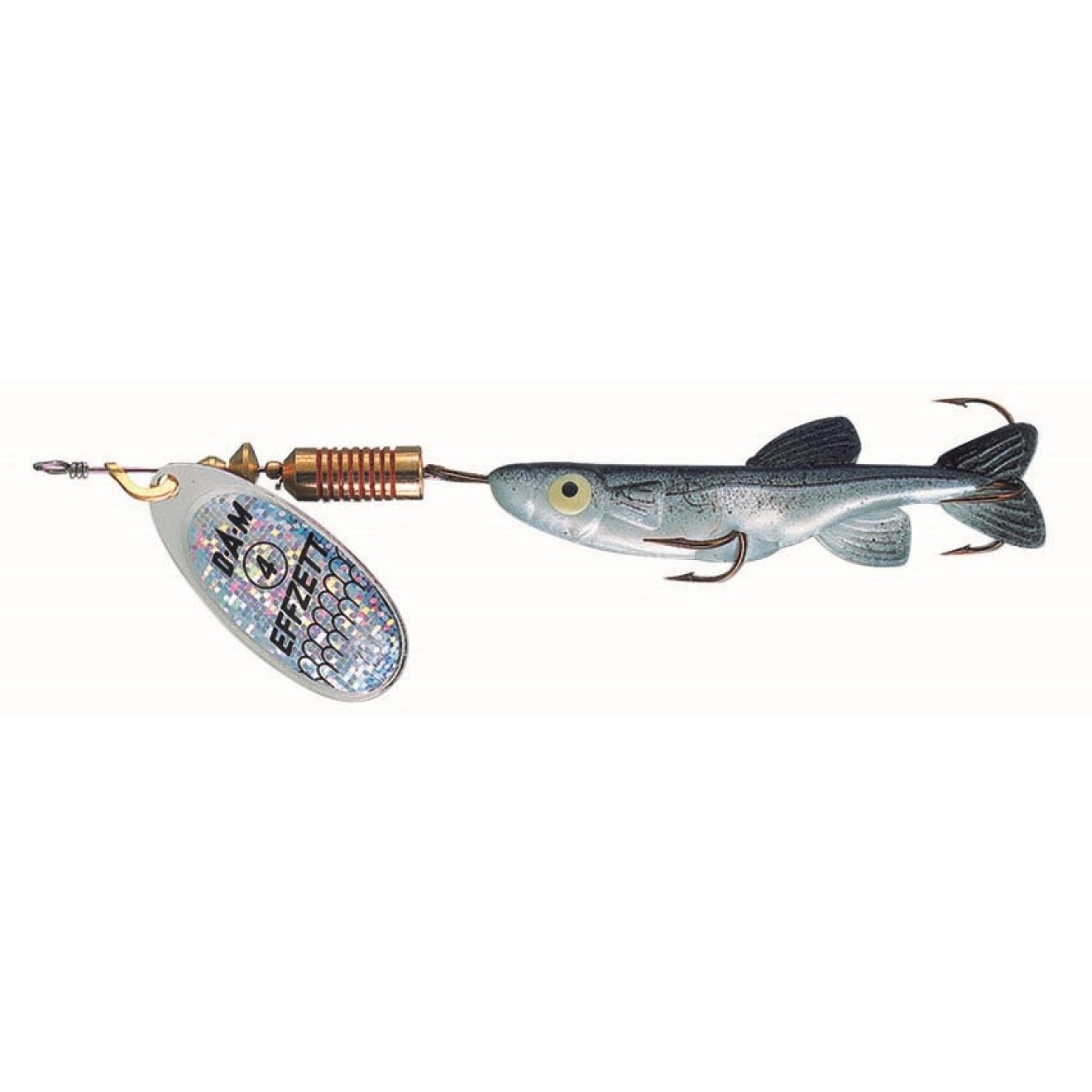 Dam Minnow Spinner 3 - 7G - SinkinG - Silver/Black