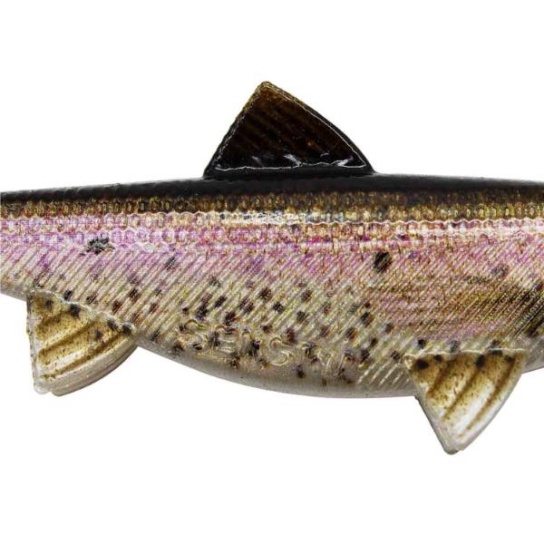 Real Fin Shad 8 - Rainbow Trout - 8cm - 4g - 4 Pièces
