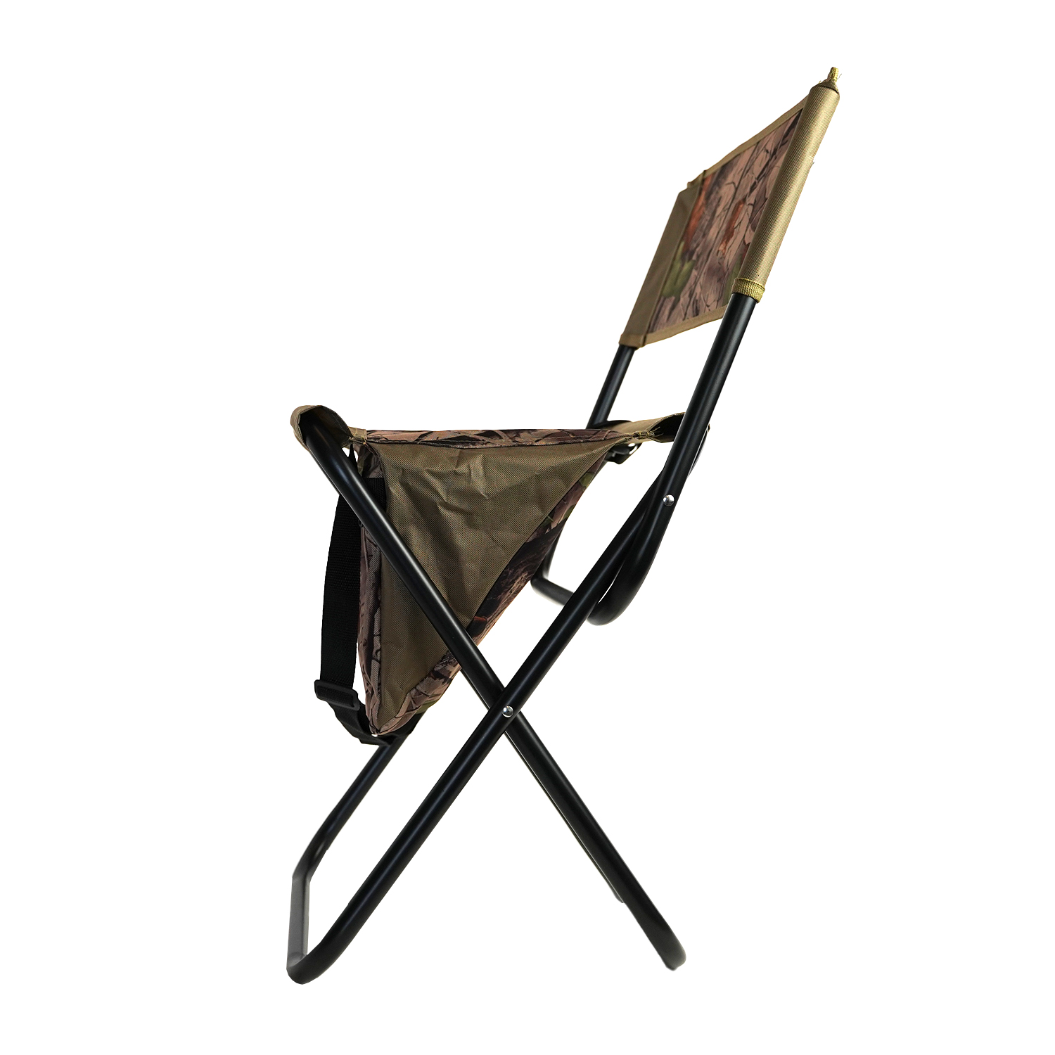 Chaise pliable Eurocatch - Tabouret de pêche - Avec sac et dossier - Camouflage