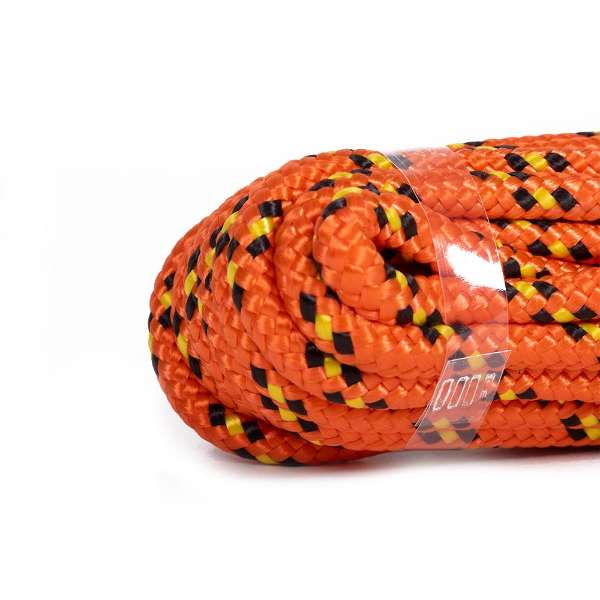 Polypropylène Cordage - Orange/Noir/Jaune - 8mm - 10m - Corde