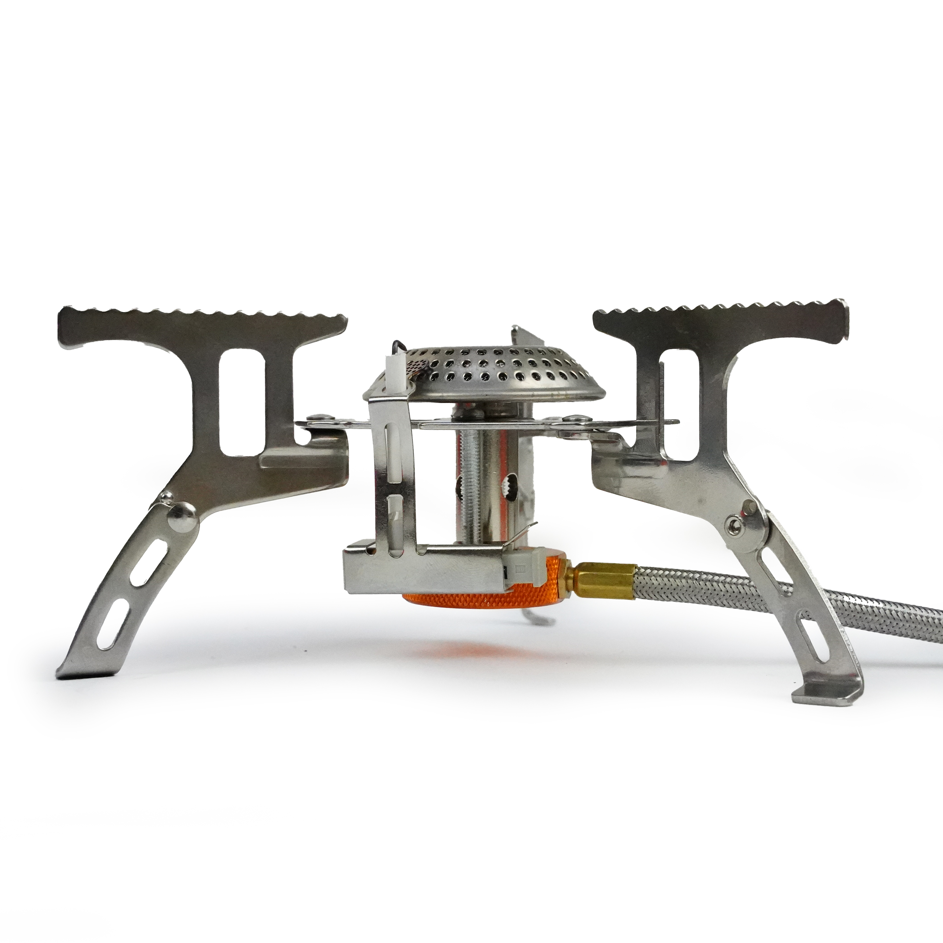 Eurocatch Rechaud a Gaz Pliant 2200W avec Adaptateur - Rechaud Camping Portable