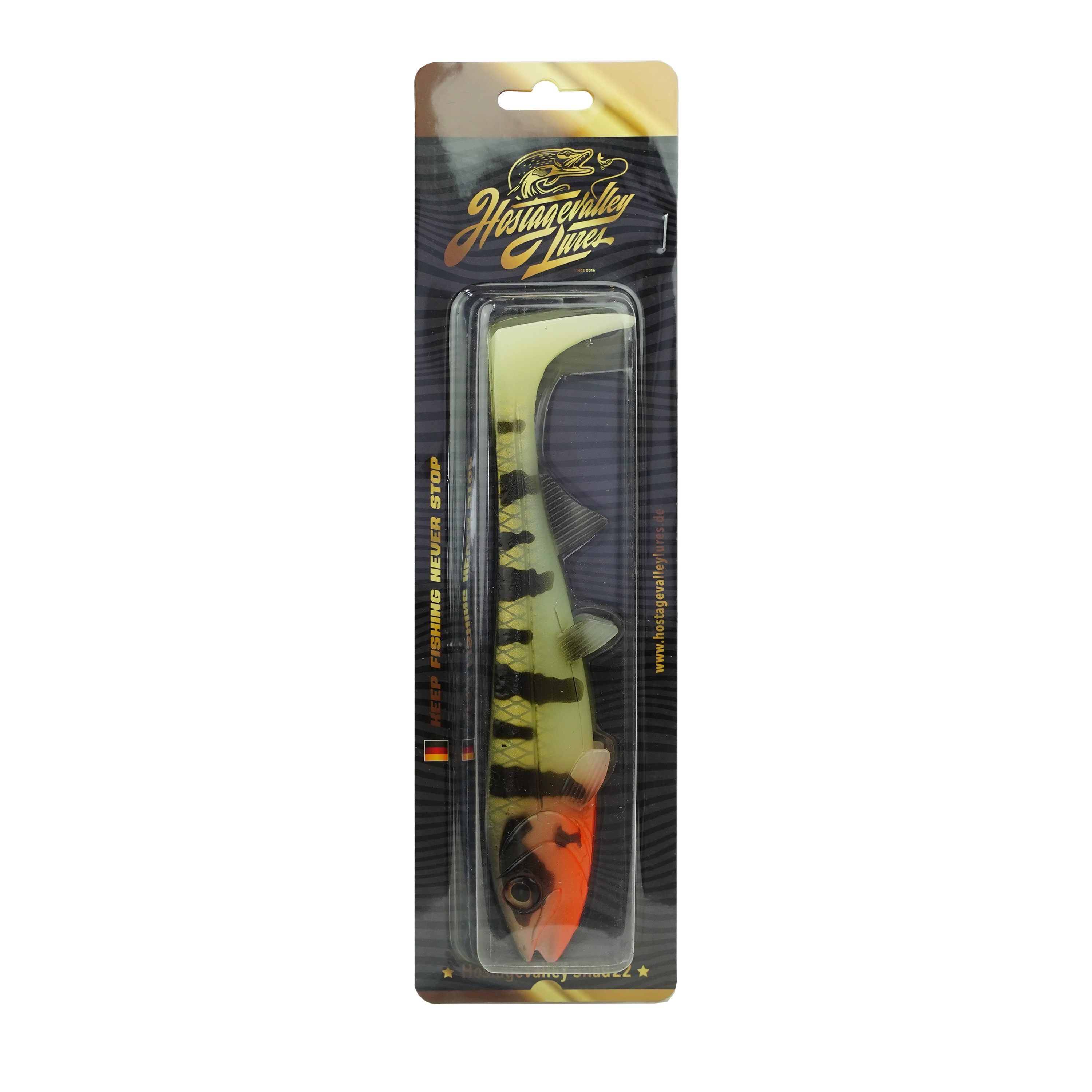 Hostagevalley Shad - Perche à Tête Rouge - 22cm
