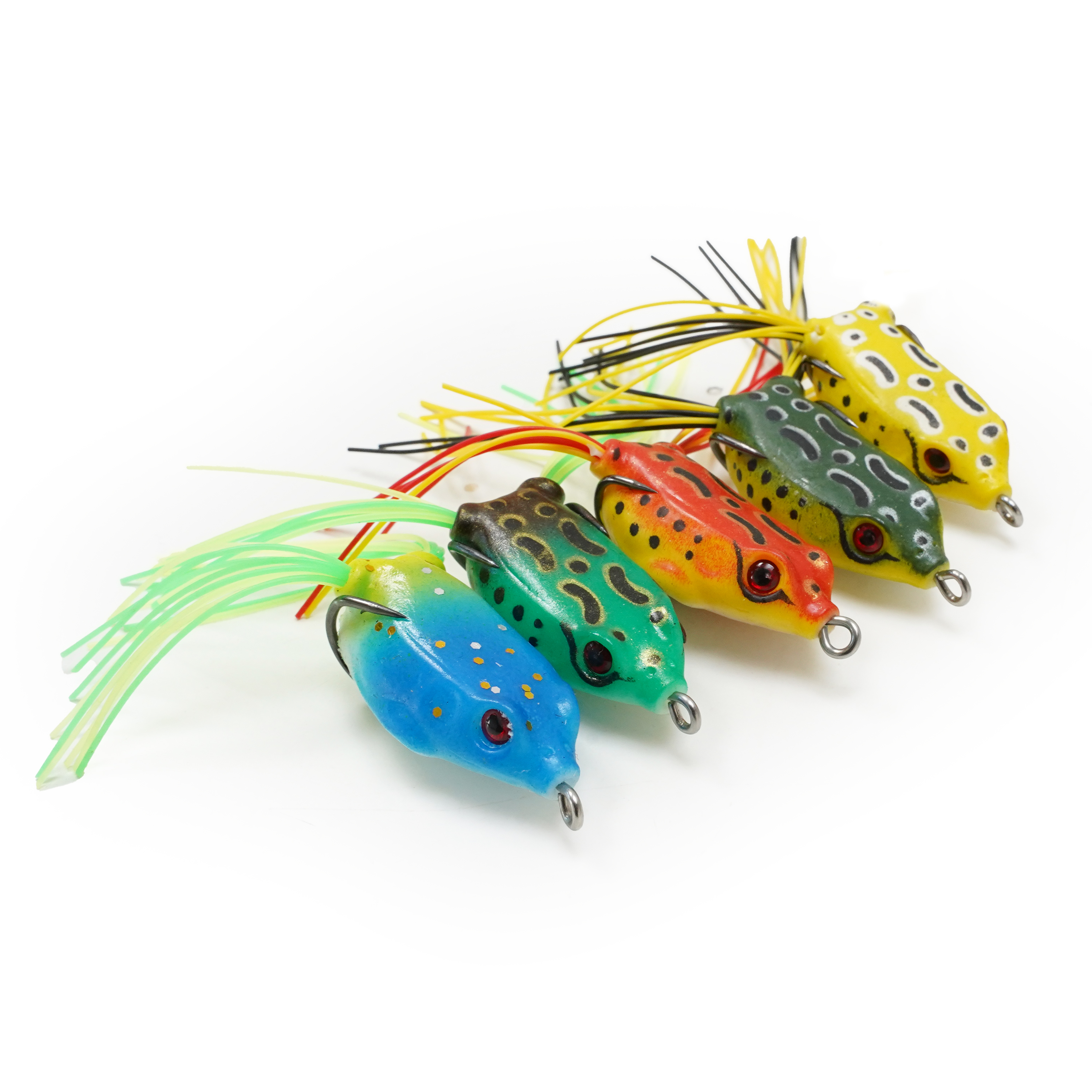 FishXpro Leurres Frog Avantage Set – Ensemble de 16 pièces pour perche et brochet