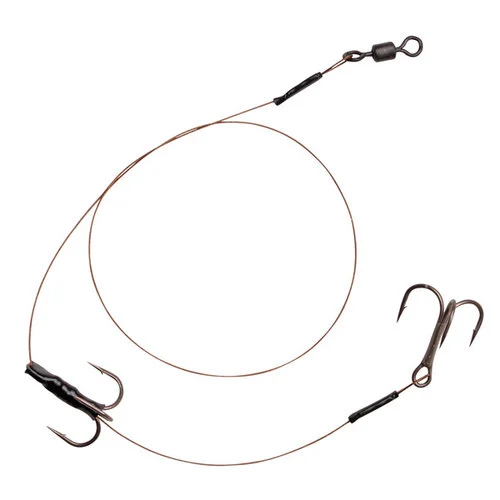 HD Baitfish Rig - 35cm - 2xTr #6 - 12kg - 1pcs - Matériau Montage