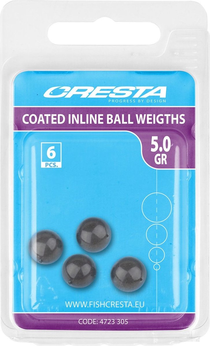 Cresta Coated Inline Ball - 7g