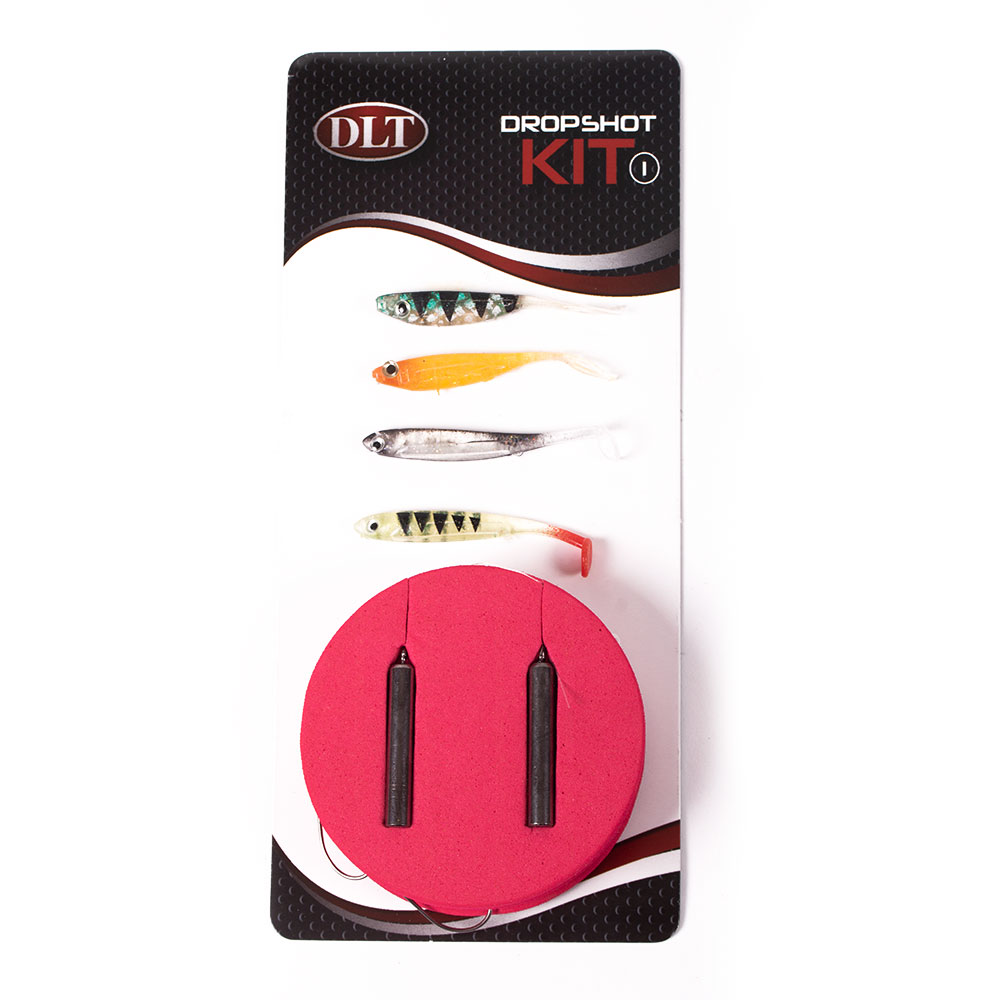 Canne à pêche DLT Dropshot Set complet - 7-32gr - Set pêche carnassiers - leurre incl.