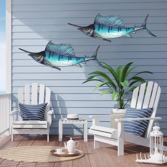 Décoration murale Eurocatch Voilier - 110 cm - Métal et verre 3D - art - Astuce cadeau