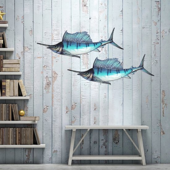 Décoration murale Eurocatch Voilier - 110 cm - Métal et verre 3D - art - Astuce cadeau